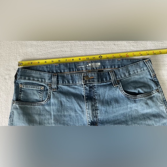 Carhartt Blue Relaxed Jeans Durable Comfort - Picture 8 of 11